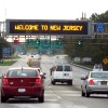 welcome to new jersey traffic sign