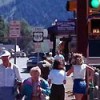 photo of pedestrians crossing a street