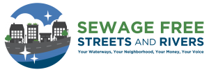 Sewage-Free Streets and Rivers logo