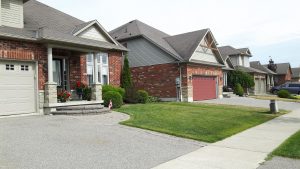 Houses in the suburbs