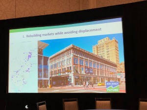 Powerpoint slide: Rebuilding markets while avoiding displacement